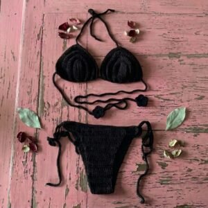 biquini noir vintage
