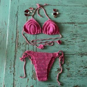 biquini rosa flamingo