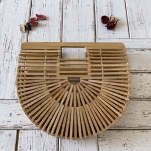 carteira boho concha de areia