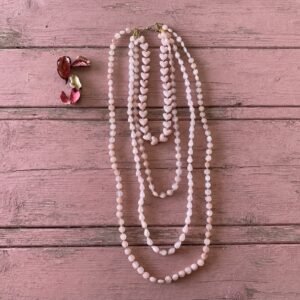 colar areia e rosa velho