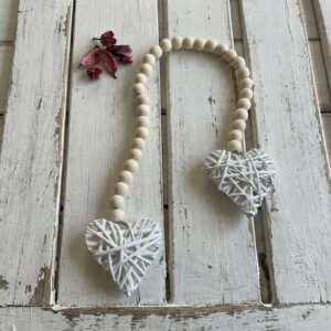 colar decorativo coração de areia