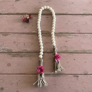colar decorativo rosas rústicas pequeno