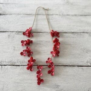 colar flores de bali