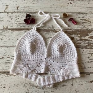 crochet crop top estrela do mar