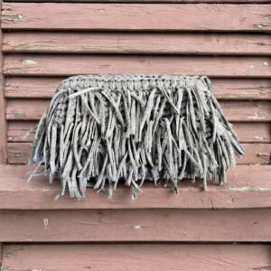 Clutch de Crochet com Franjas
